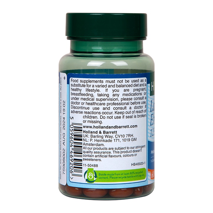 Holland & Barrett Lactase Enzyme 125mg 60 Capsules